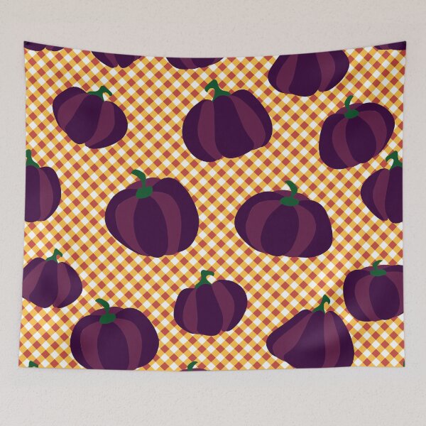 Item preview, Violet Pumpkins Pattern -  Haloween designed and sold by Hic21.