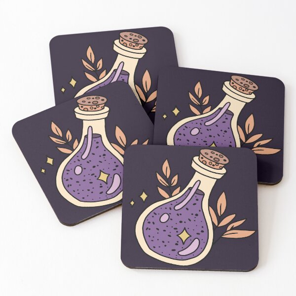 Item preview, Purple Witch Magic Bottle designed and sold by dark-fairy.