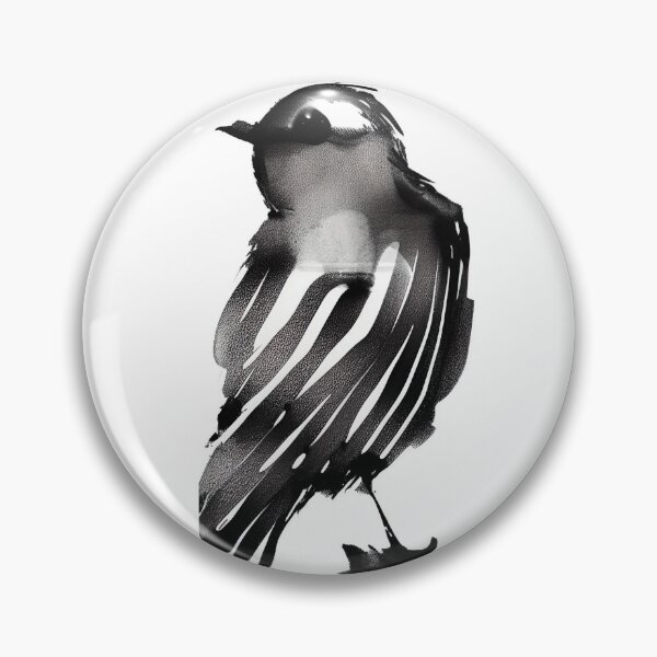 Item preview, Black Bird Water Color Art designed and sold by KishShop.
