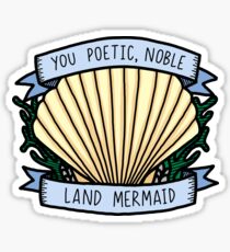 Poetic Noble Land Mermaid Sticker