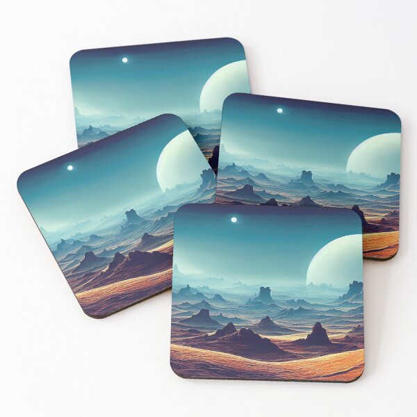 Item preview, Alien planet fantasy landscape designed and sold by mrlongfield.