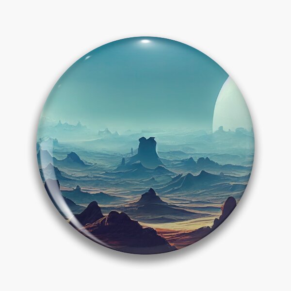 Item preview, Alien planet fantasy landscape designed and sold by mrlongfield.