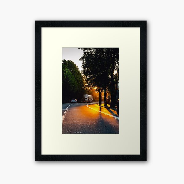 Ecclesall Road Sunrise Framed Art Print