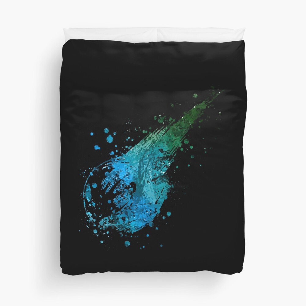 Final Fantasy Splatter Duvet Cover