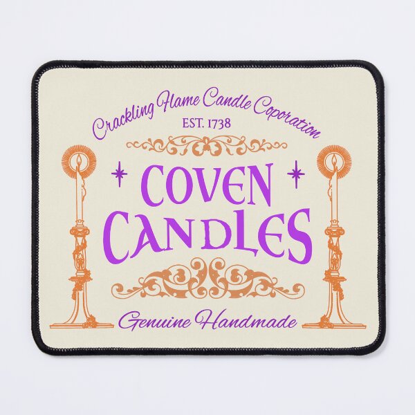 Item preview, Colorful Coven Candles, Cool Halloween Design, One Of Matching Four Cream Color designed and sold by TrulyEpoque.