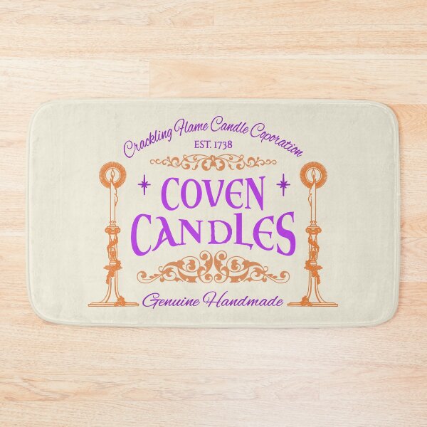 Item preview, Colorful Coven Candles, Cool Halloween Design, One Of Matching Four Cream Color designed and sold by TrulyEpoque.