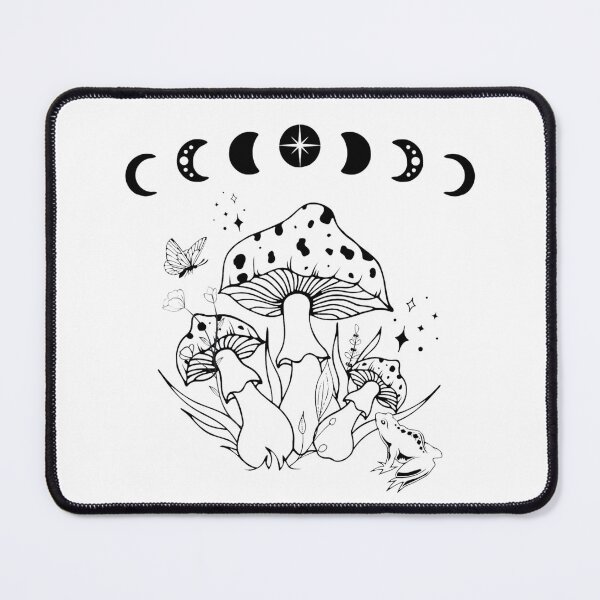 Item preview, Mystical Magic Mushroom Frog Butterfly, Trippy Vintage designed and sold by Gabriellina.