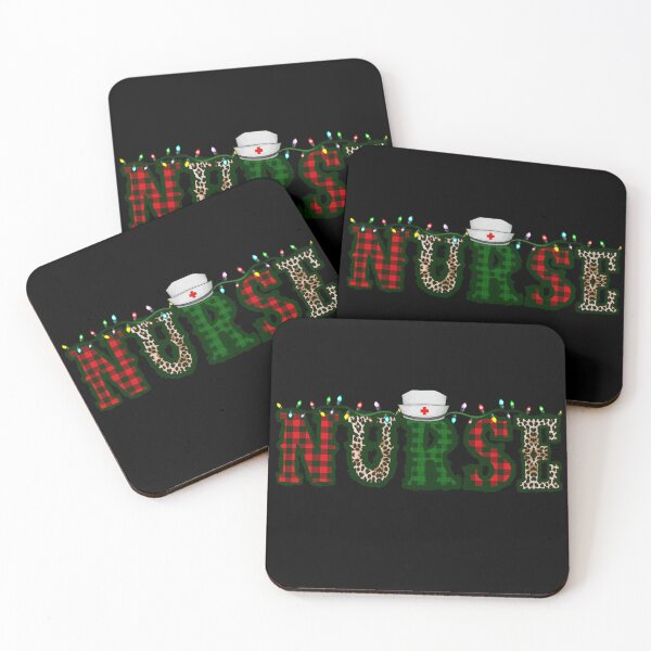 Item preview,  christmas nurse leopard print designed and sold by Gossip Rag.