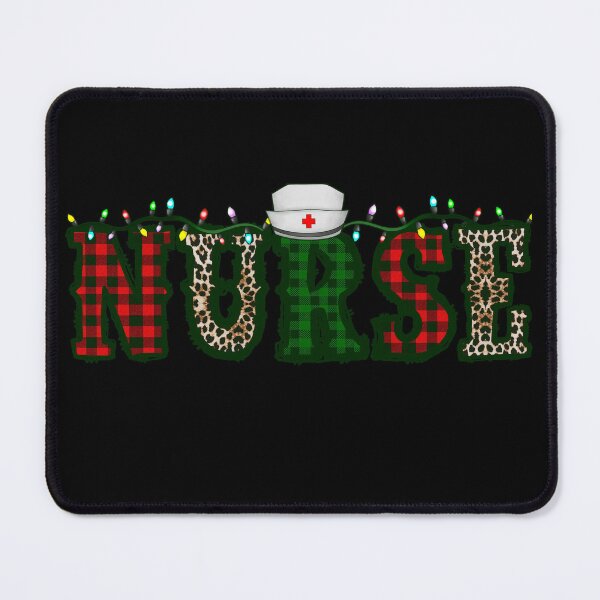Item preview, christmas nurse leopard print designed and sold by Gossip Rag.