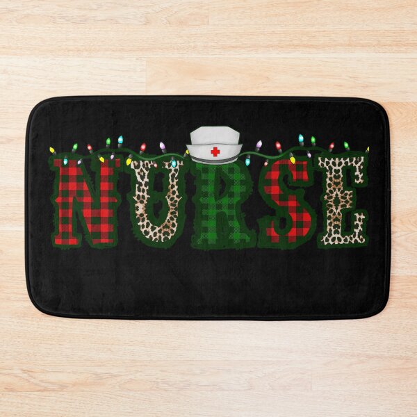 Item preview,  christmas nurse leopard print designed and sold by Gossip Rag.