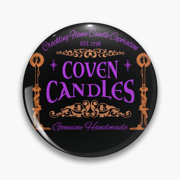Item preview, Colorful Coven Candles, Cool Halloween Design, One Of Matching Four Black Base Colour designed and sold by TrulyEpoque.