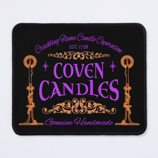 Item preview, Colorful Coven Candles, Cool Halloween Design, One Of Matching Four Black Base Colour designed and sold by TrulyEpoque.