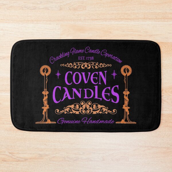 Item preview, Colorful Coven Candles, Cool Halloween Design, One Of Matching Four Black Base Colour designed and sold by TrulyEpoque.