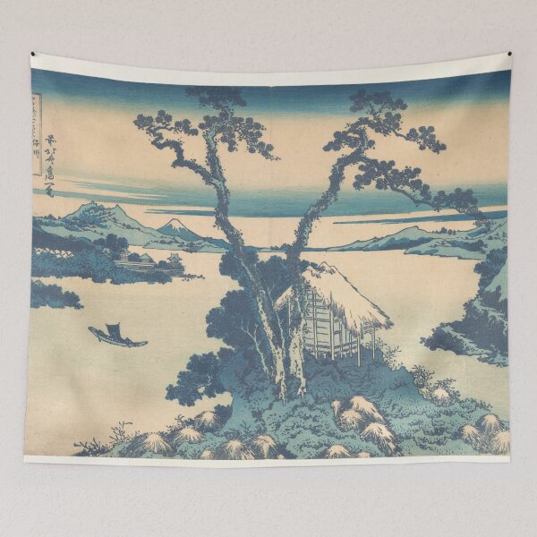 Item preview, 冨嶽三十六景　信州諏訪湖 - Lake Suwa in Shinano Province (Shinshū Suwako), from the series Thirty-six Views of Mount Fuji (Fugaku sanjūrokkei) designed and sold by Empowerment.