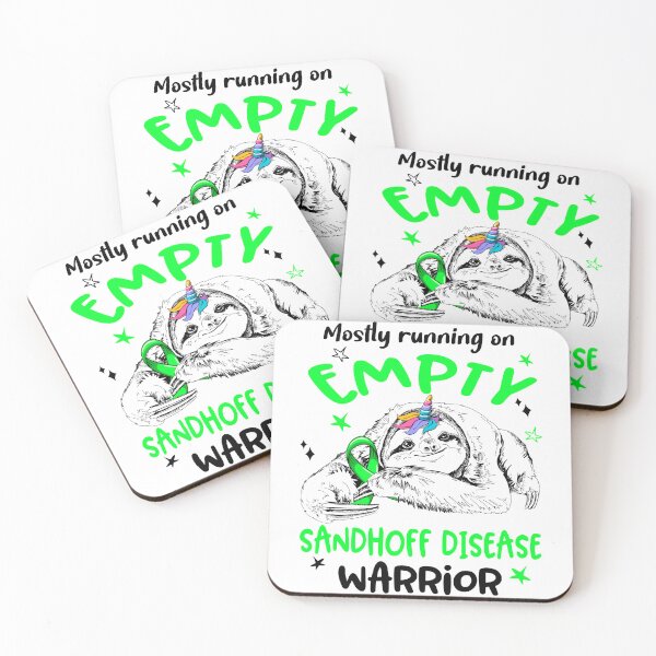 Item preview, Mostly running on Empty Sandhoff Disease Warrior designed and sold by ElizabethS809.