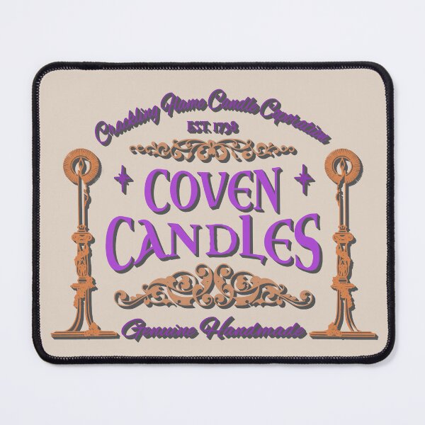 Item preview, Colorful Coven Candles, Cool Halloween Design, One Of Matching Four Shadow Text designed and sold by TrulyEpoque.