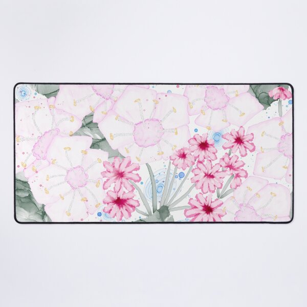 Item preview, Mountain Laurel is the Pennsylvania  state flower and I captured that flower in an alcohol in style. Some items with state map outline others without. designed and sold by Kristinesque.