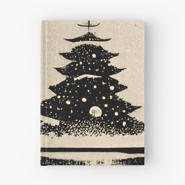 Item preview, Japanese Woodcut style christmas scene designed and sold by EarthandEase.