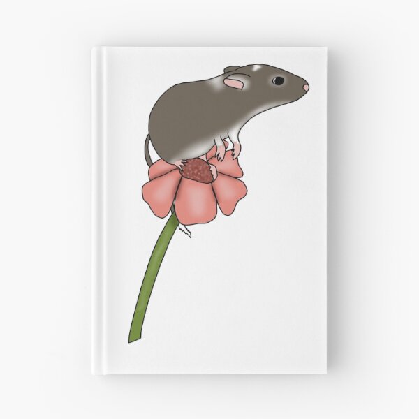 Item preview, Cute brown gerbil on a flower  designed and sold by Becky-Marie.