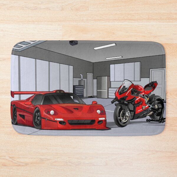 Item preview, Ferrari x Ducati in garage designed and sold by MotorcycleLove.