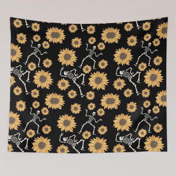 Item preview, Skeleton Sunflower Halloween  designed and sold by RedSparkle.