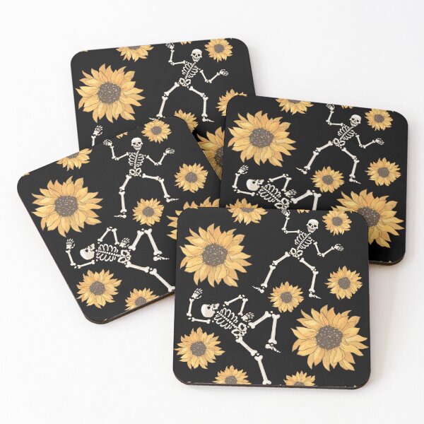Item preview, Skeleton Sunflower Halloween  designed and sold by RedSparkle.