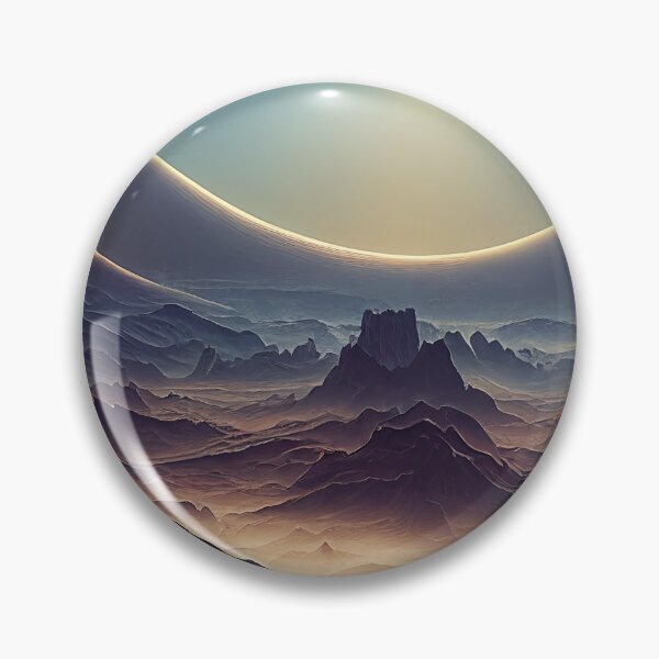 Item preview, Alien planet fantasy landscape designed and sold by mrlongfield.