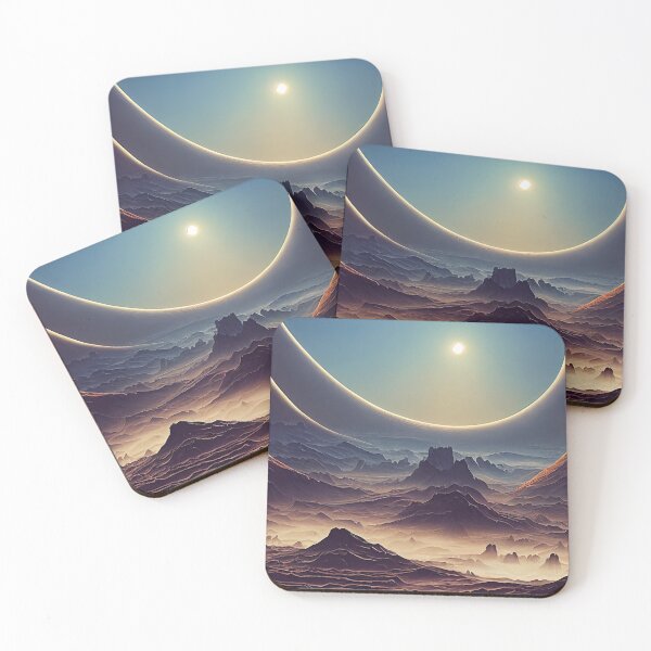 Item preview, Alien planet fantasy landscape designed and sold by mrlongfield.