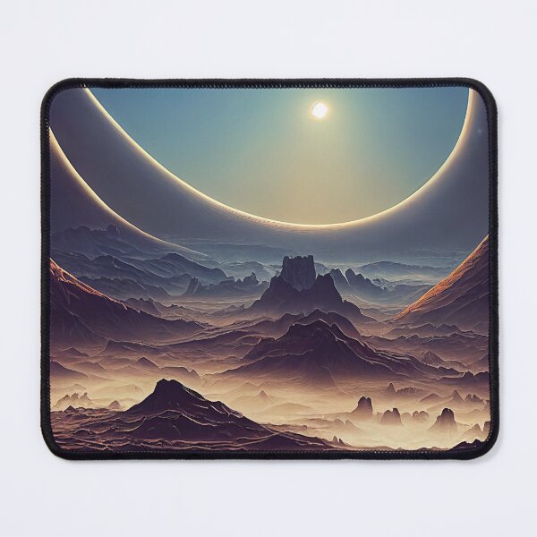 Item preview, Alien planet fantasy landscape designed and sold by mrlongfield.