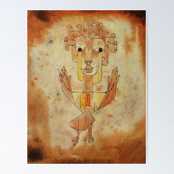 Artikel-Vorschau von Paul Klee Angelus Novus, Paul Klee New Angel, Paul Klee Kunstbewegung, Paul Klee berühmteste Gemälde, Klee offizielle Kunst, Paul Klee Angelus, Paul Klee Angelus Novus Print, designt und verkauft von IvintageArt.