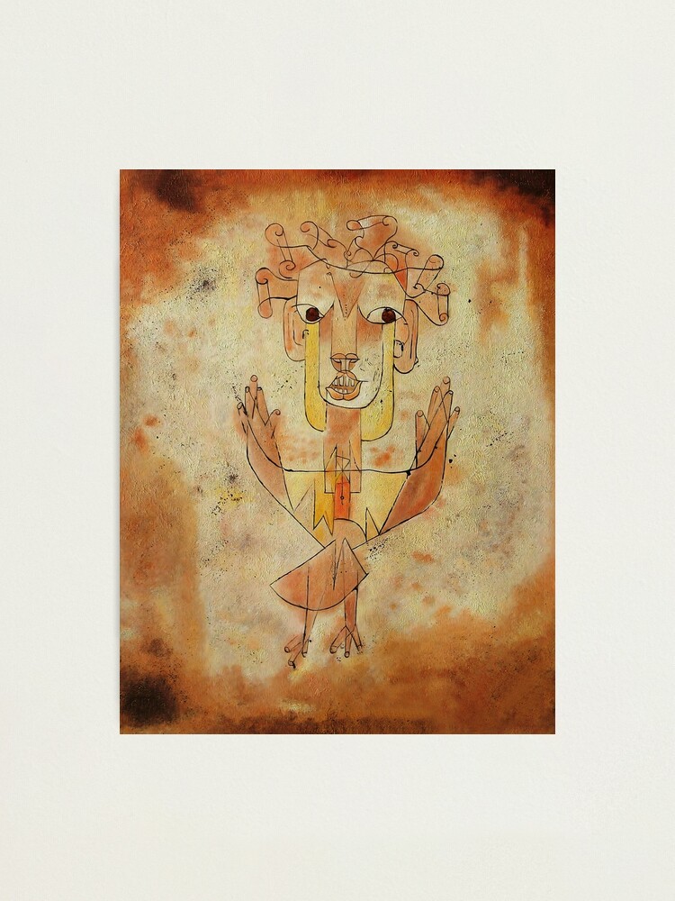 Paul Klee Angelus Novus , Paul Klee New Angel ,Paul Klee art