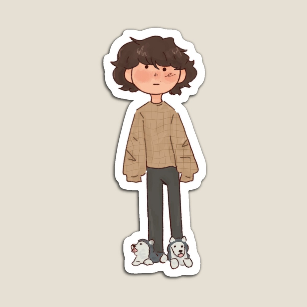 Will Byers Stranger Things Digital Portrait Postcard for Sale by NewQyu