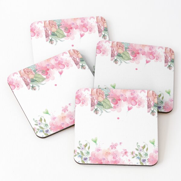 Item preview, Pink flowers Paper Pink flowers Rose, Hand painted floral designed and sold by eajob.