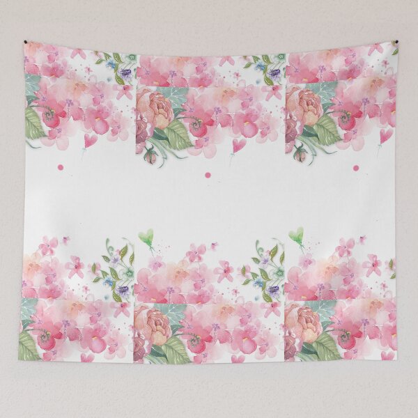 Item preview, Pink flowers Paper Pink flowers Rose, Hand painted floral designed and sold by eajob.