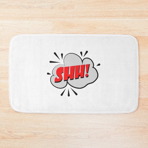 Item preview, shh, shh, shut up, logo, stickers designed and sold by mrelax57700.