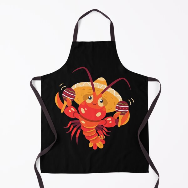 Item preview, Crustaceancore - cute and happy crawfish wearing a mexican hat designed and sold by Ach B.