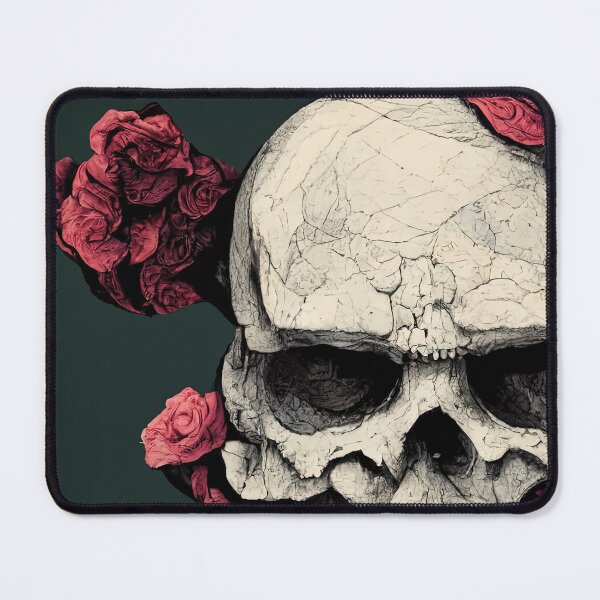 Item preview, winter skull - skulls and roses designed and sold by Chillapy.