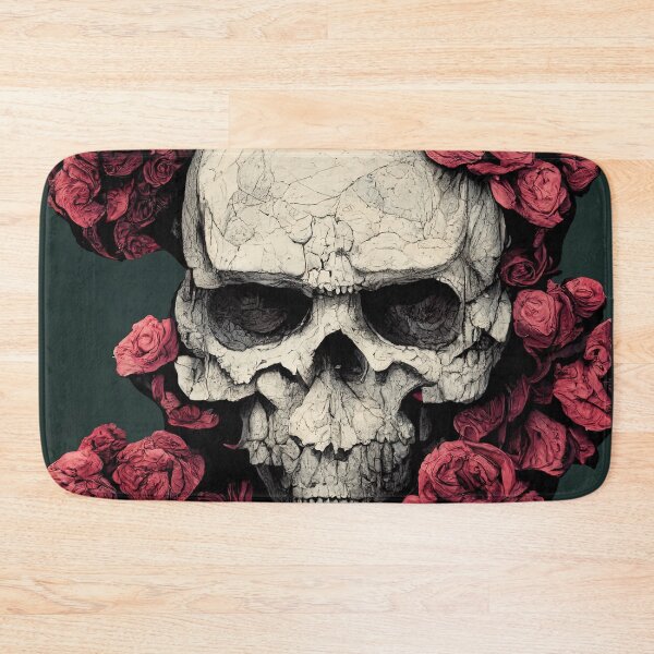 Item preview, winter skull - skulls and roses designed and sold by Chillapy.