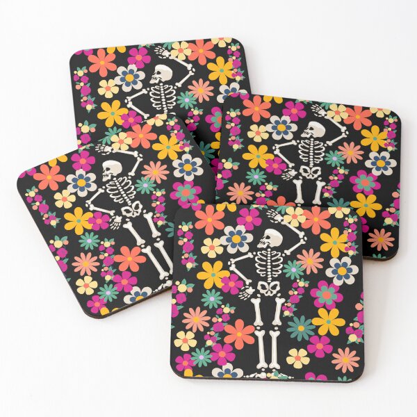 Item preview, Skeleton In Flowers  designed and sold by RedSparkle.