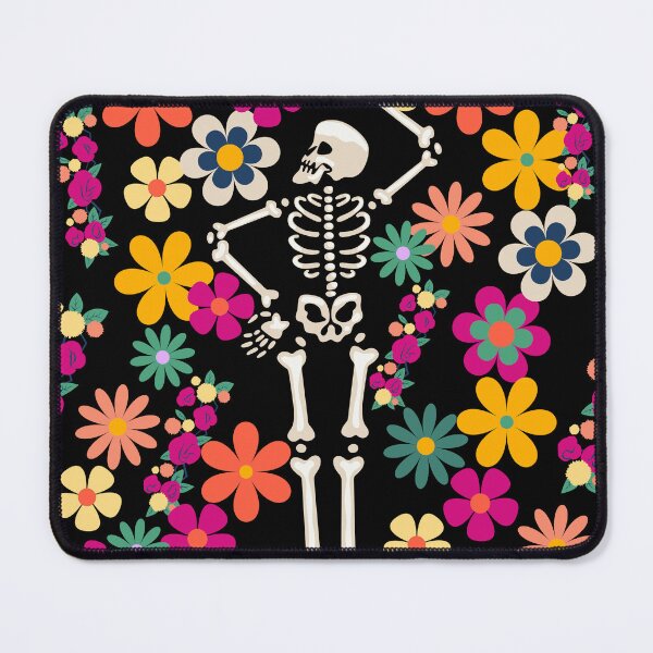 Item preview, Skeleton In Flowers designed and sold by RedSparkle.