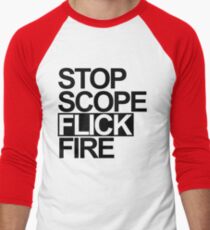 Words to NOT AWP by.. Men's Baseball ¾ T-Shirt