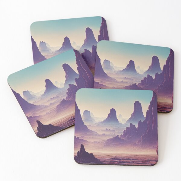 Item preview, Alien planet fantasy landscape designed and sold by mrlongfield.