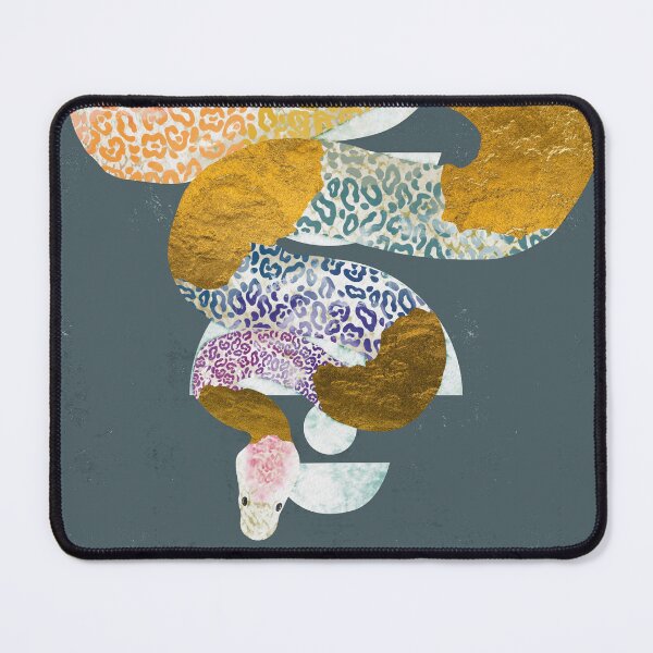 Item preview, Rainbow Leopard Print Snake Negative Painting designed and sold by Valerie Englehart.