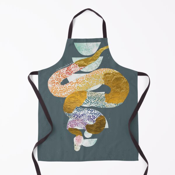 Item preview, Rainbow Leopard Print Snake Negative Painting designed and sold by Valerie Englehart.