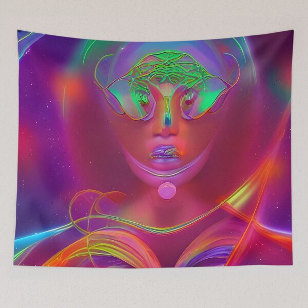 Item preview, In Sweet Harmony 7: Astral Cosmic AI Illustration - Female Presence designed and sold by Recall-Design.