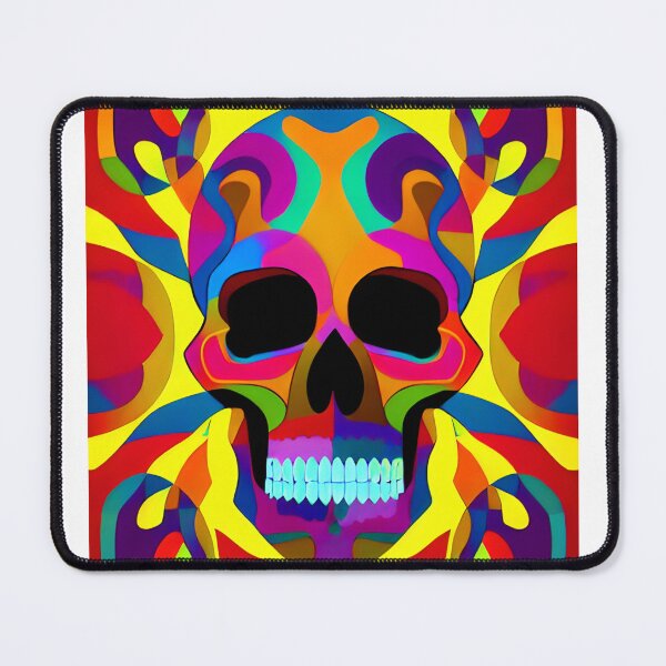 Item preview, Colorful skull designed and sold by Philippe Maegerman.