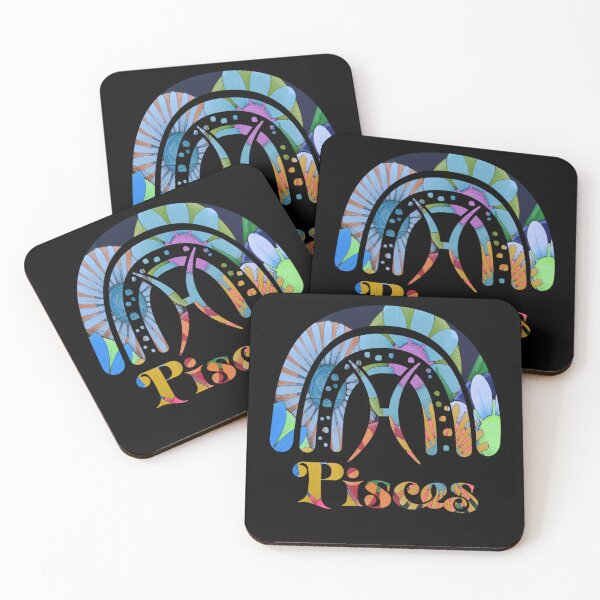 Item preview, Pisces Flower Rainbow designed and sold by MyStarSign.