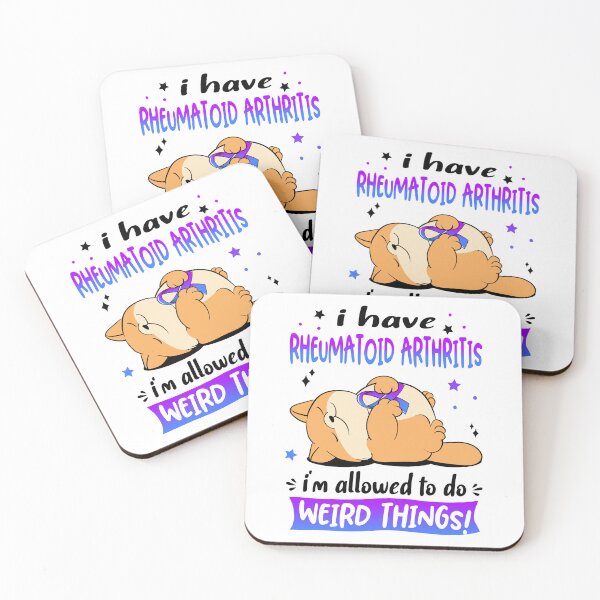 Item preview, Rheumatoid Arthritis Awareness Funny I have Rheumatoid Arthritis i'm allowed to do Weird Things! designed and sold by JanetShop809.
