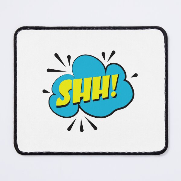 Item preview, shh, shh, shut up, logo, stickers designed and sold by mrelax57700.