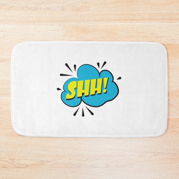Item preview, shh, shh, shut up, logo, stickers designed and sold by mrelax57700.
